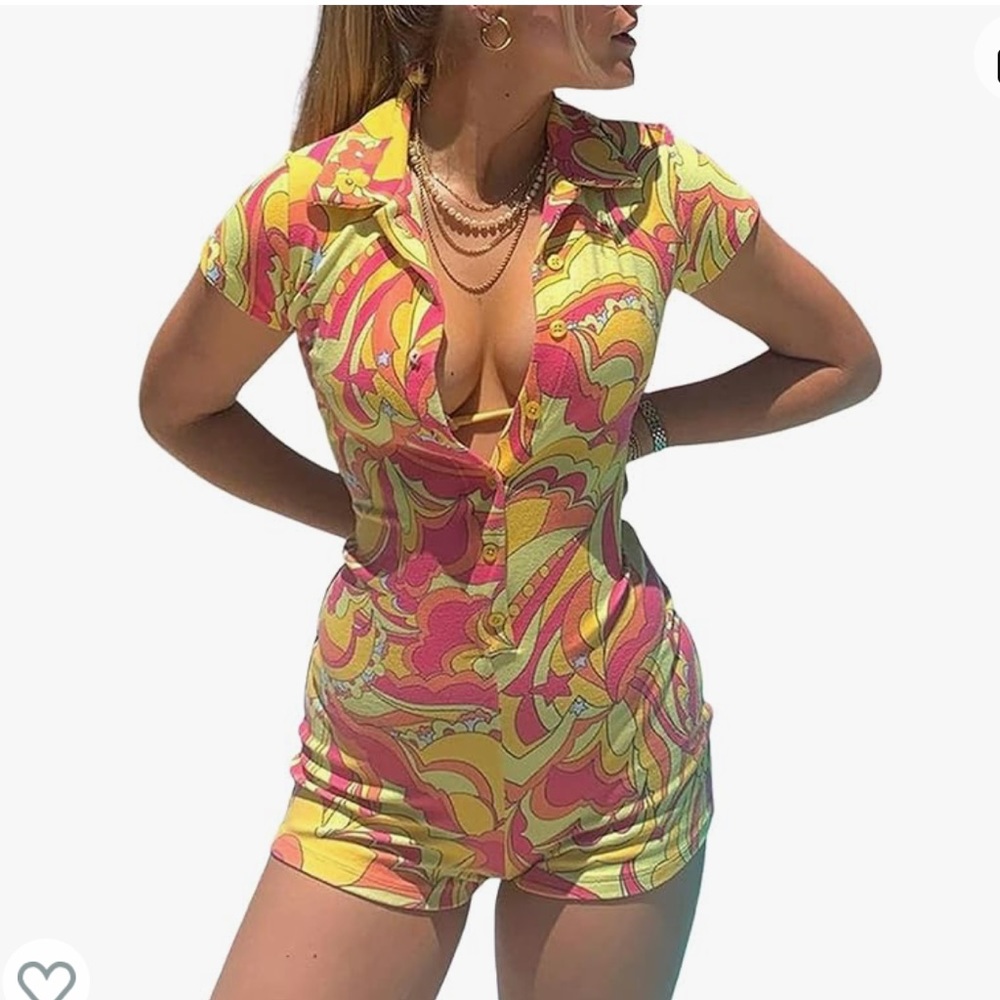 Short Sleeve Bodycon Jumpsuit